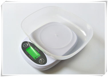 Chine Échelles électroniques de petite taille de cuisine avec l'affichage éclairé à contre-jour vert d'affichage à cristaux liquides fournisseur