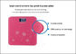 Échelles de Digital de salle de bains de la place 300x300MM, échelles électroniques roses de poids fournisseur